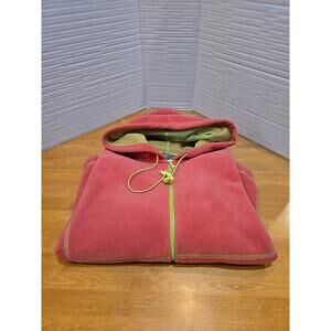 Tsunami Brand Fleece Hoodie Womens XL Full Zip Soo Soft Gorpcore Preppy Warm!